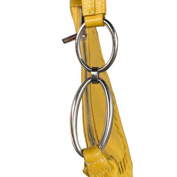 BCBGMAXAZRIA Yellow Hobo With Stitch - Picture 7 of 12